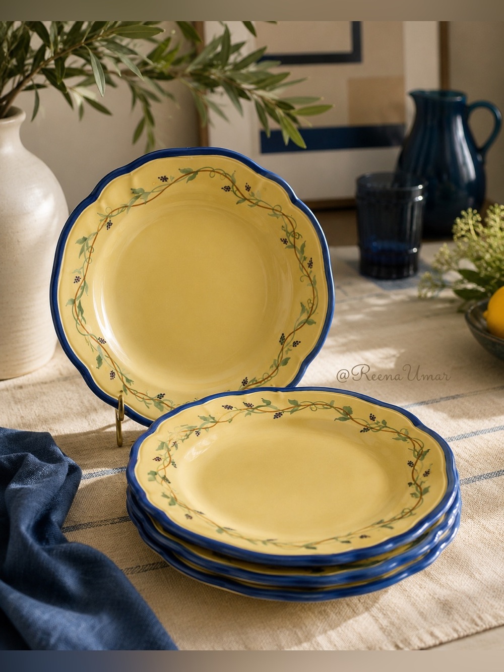 ☀️ Pfaltzgraff Pistoulet Salad Plates Set of 4 – Jana Kolpen